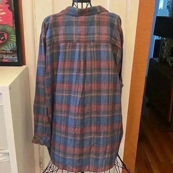 Jack O’Neill Plaid Flannel Men’s Button Down Shirt-Sz XXL - Picture 4 of 6